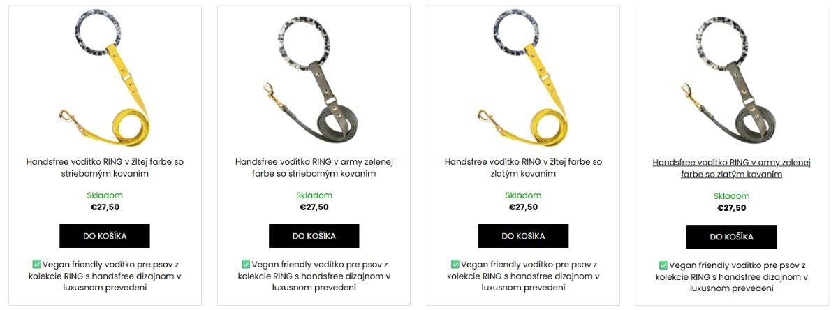 handsfree vodítka RING od LiLOS